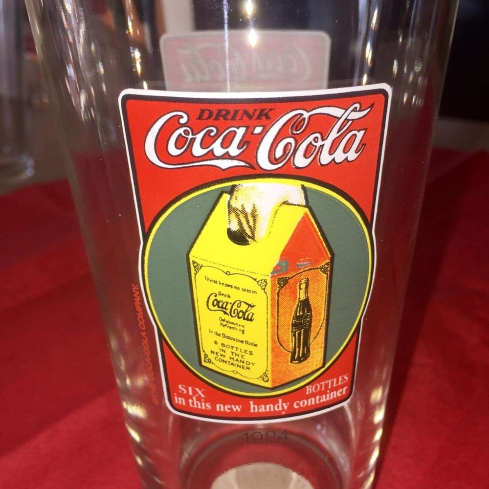 Vintage Coca Cola Glasses Set of 4 by Libbey 16oz